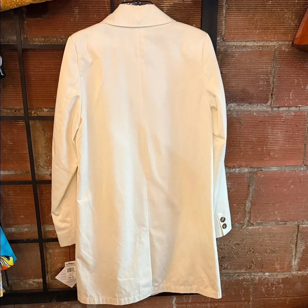 London Fog Women's Cream Trench Coat - Picture 5 of 7